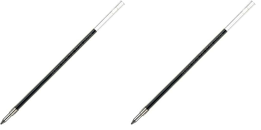 Amazon.co.jp：ゼブラ 油性ボールペン替芯 クリップオン SK-0.7芯 黒